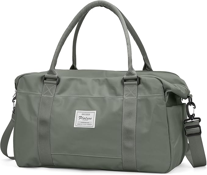 Travel Duffel Bag,Sports Tote Gym Bag,Shoulder Weekender Overnight Bag for Women