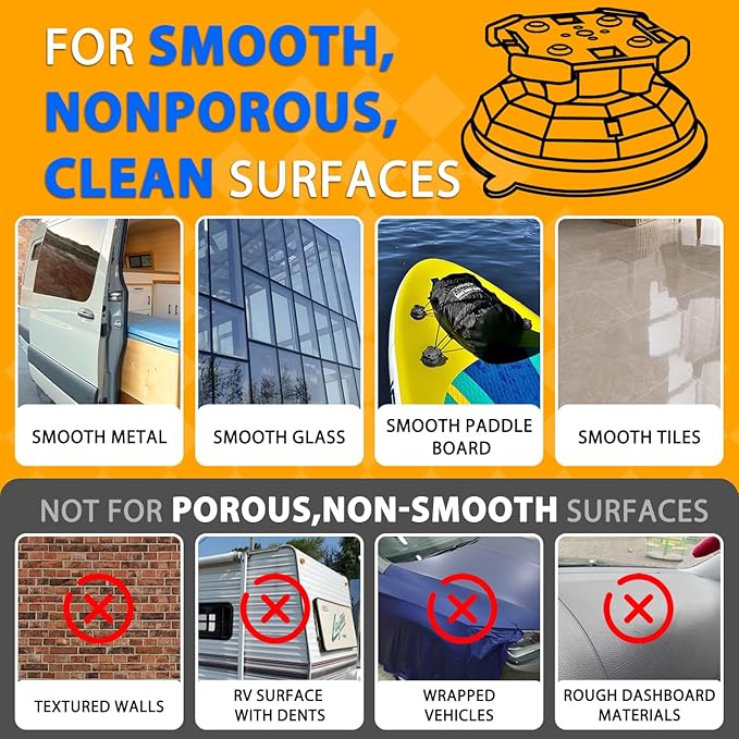 4PCS Upgrade Heavy Duty Rotating Vacuum Suction Cups Anchor Hooks With 4PCS Buckles ,Large Hook Suction Cup Hangers,Strong Suction Cup Hook for RV Awning Camping Outdoor,Window Suction Cups With Hook