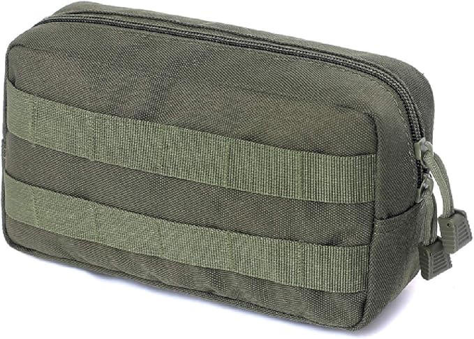 Azarxis Equipment Multi-Purpose Tactical EDC Admin MOLLE Pouch Utility Tools Bag Organizer Military Waist Belt Modular Attachment