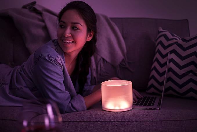 BioLite Luci Color Essence: Solar Inflatable Lantern with 8 Pastel Color Options, 15 Lumens LEDs, Matte Finish, Lasts Up to 6 hrs, Rechargeable via Solar, Waterproof, Indoor/Outdoor Decorating