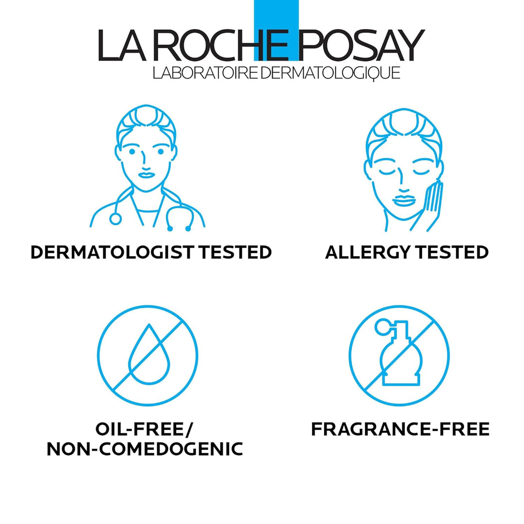 La Roche-Posay Toleriane Hydrating Face Cleanser | Niacinamide & Ceramides | Fragrance-Free, For Sensitive Skin
