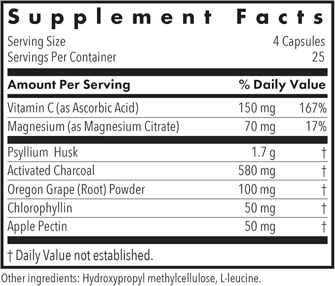 Allergy Research Group Gastro Cleanse Supplement - Gut Cleanse Detox, Constipation Relief for Men & Women, Colon Cleanse, Magnesium - 100 Count