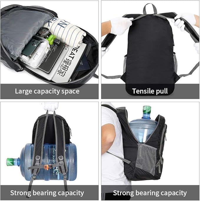 35L Lightweight Foldable Waterproof Packable Travel Small Hiking Backpack Daypack for men women