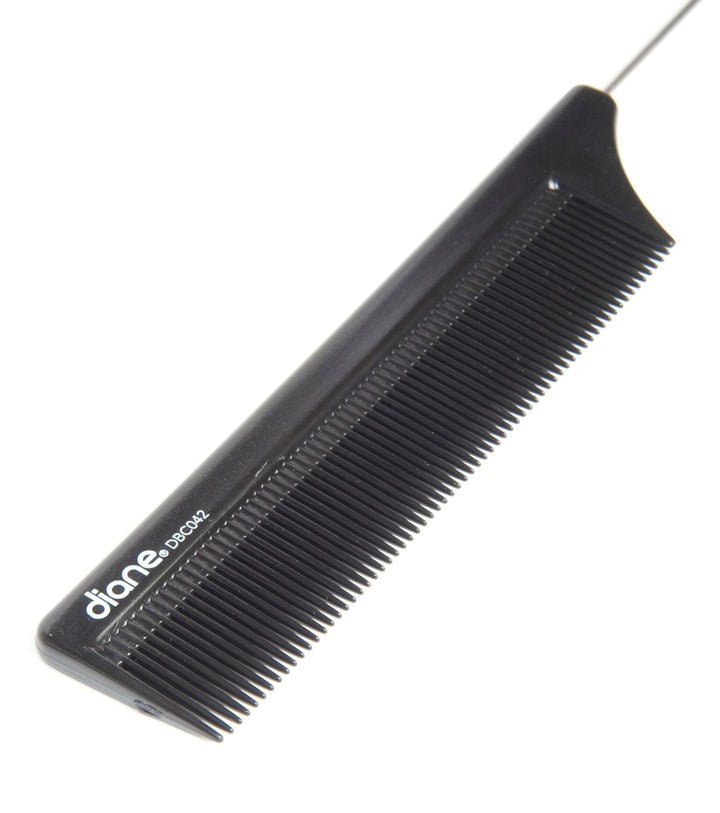 Diane Ionic DDBC042bc042 Anti-Static Pin Tail Comb, Black, 12 count