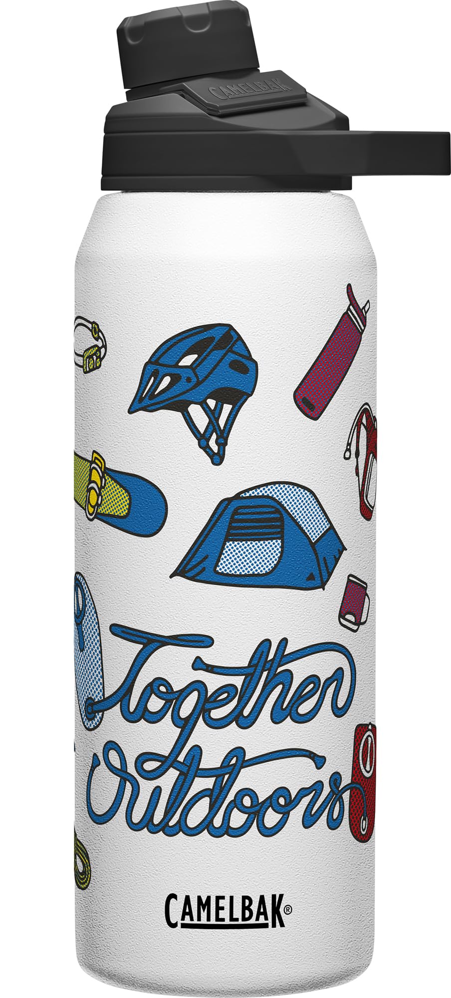 CamelBak Chute Mag 32oz Vacuum Insulated Stainless Steel Water Bottle, Wild Pride