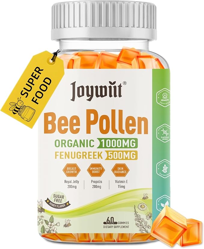 Oregano Oil Gummies + Bee Pollen 1000mg Sugar Free Gummies