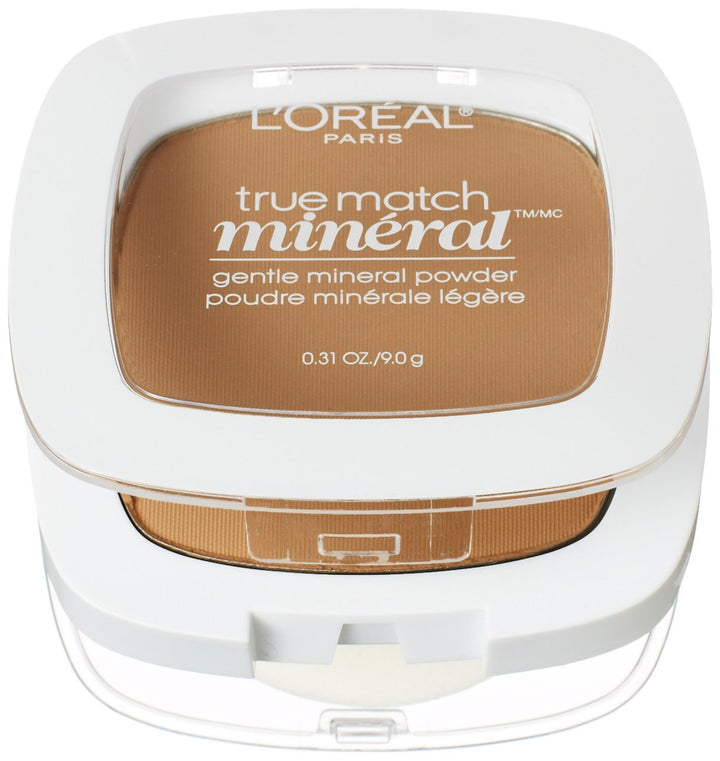 L’Oréal Paris True Match Mineral Pressed Powder, Classic Tan, 0.31 Ounce