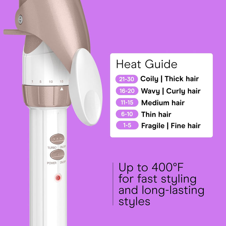 Conair Double Ceramic 3/4-Inch Curling Iron | Tight Curls for Short to Medium Hair