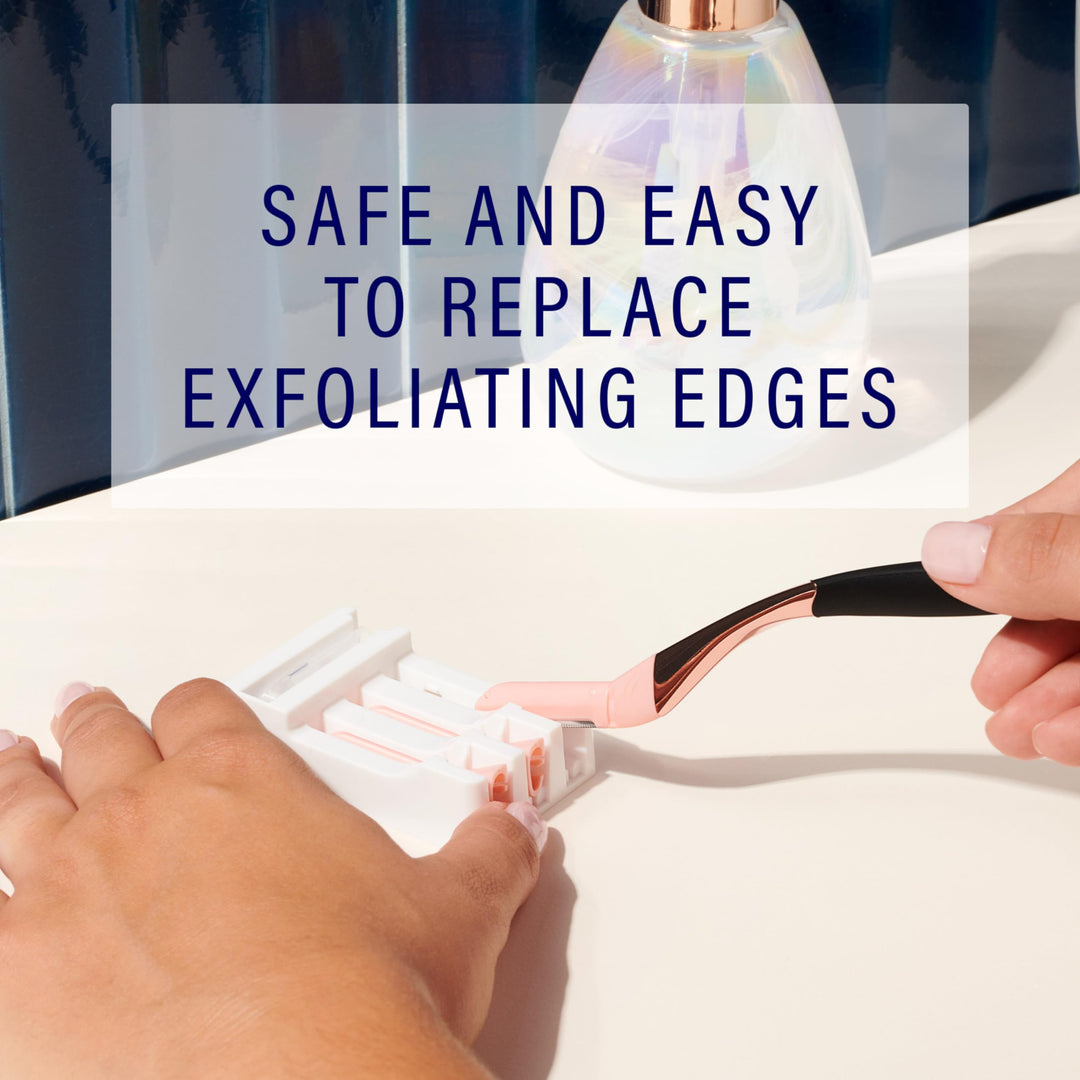 Schick Hydro Silk Dermaplaning Wand Refill Blades, 3ct Dermaplane Microblades for Face