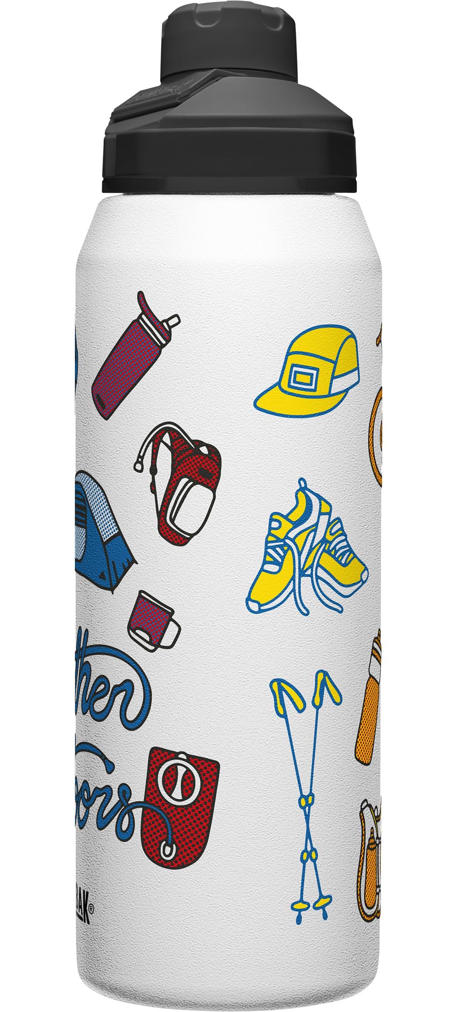 CamelBak Chute Mag 32oz Vacuum Insulated Stainless Steel Water Bottle, Wild Pride