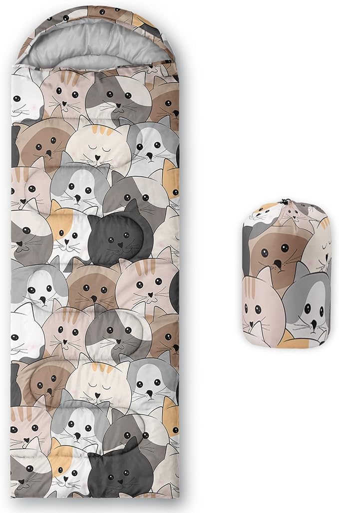 AILONEN Boys Sports Camping Sleeping Bags,Lightweight & Waterproof,3 Season Warm & Cool Weather,Black Player Basketball Sleeping Bags for Kids Adults,Travelling,Outdoors