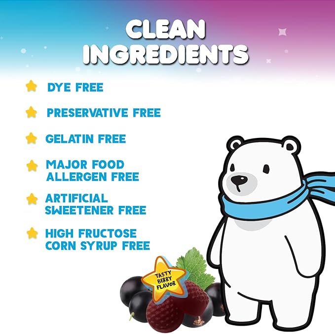 Children's Daily Immune Support Gummies with Real Elderberry + Vitamin C & Zinc to Support Kids Healthy Immune System, Natures Sambucus Elderberry Gummy, Chewable Supplement, Gluten-Free, 60 Gummies