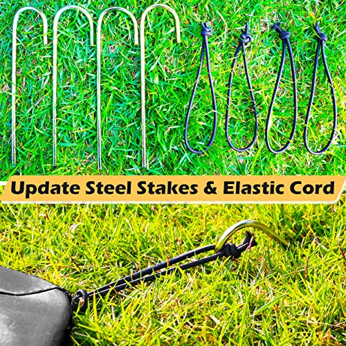 Dimples Excel Soccer Goals Kids Soccer Net for Backyard (3x2.2 FT 1 Pack, Orange Black)