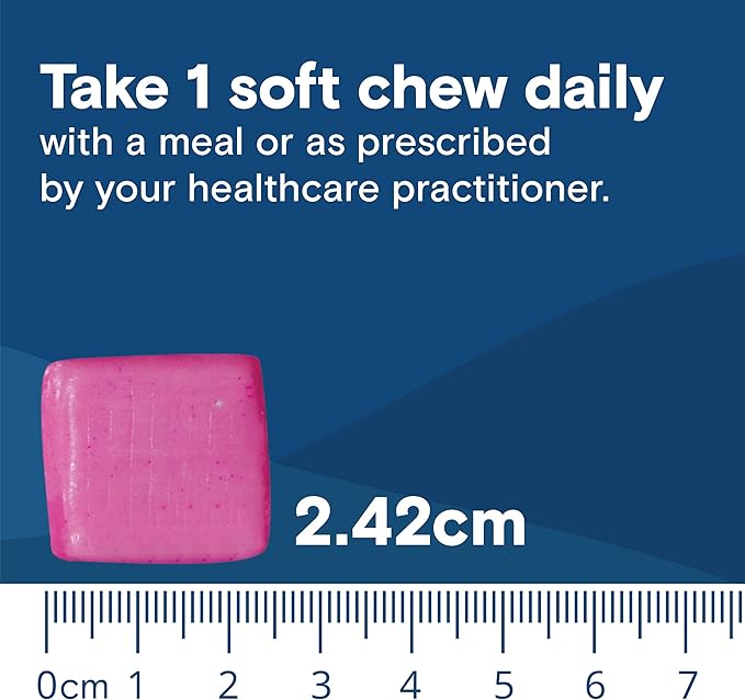 Bariatric Fusion Bariatric Calcium Chews | Calcium Citrate with Vitamin D3 Calcium Supplement Bariatric Vitamin | Sugar Free Calcium Citrate Chewable | Calcium Citrate 500mg | Strawberry | 60 Count