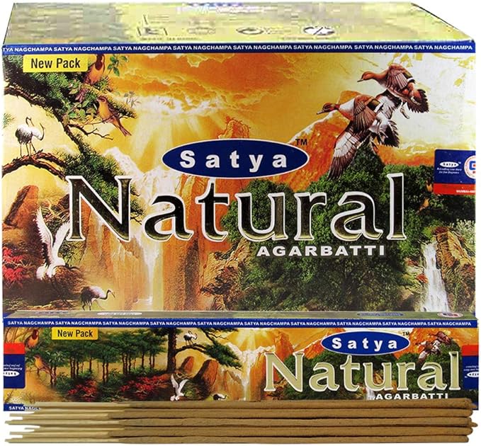 Natural Incense Sticks and Incense Stick Holder Bundle Insence Insense Satya Incense