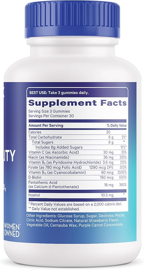 Blue Stork Fertility Supplement Gummies for Men - Male Prenatal Vitamins, Conception Support for Him - Reproductive Health, Hormonal Balance & Motility - 90 Count