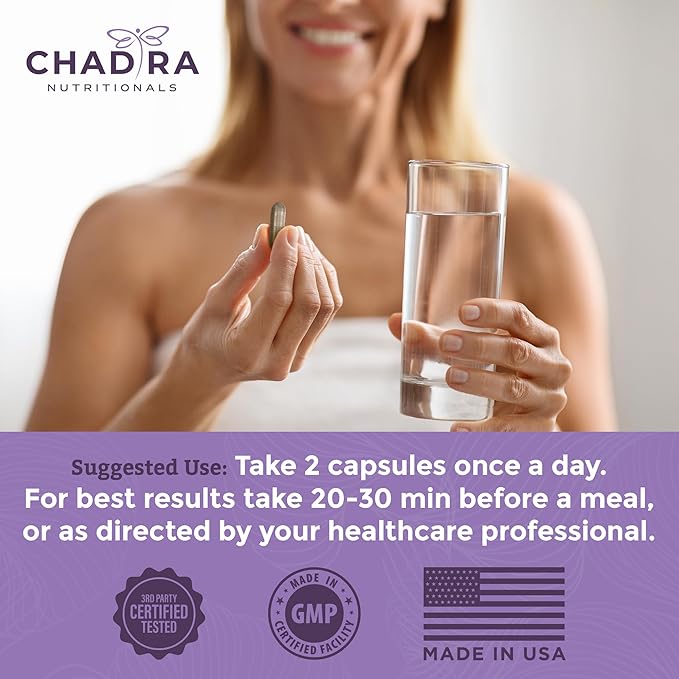 Ashwagandha Supplements - Contains Organic Ashwagandha & Black Pepper for Stress Management, Cognitive Supplement & Mood Support Supplement - Non-GMO, Gluten Free - 60 Capsules