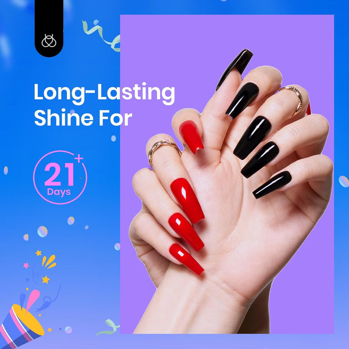 Beetles Matte Gel Top Coat & Base Coat Set | 3Pcs 15ml | Long-Lasting Nail Polish for Women