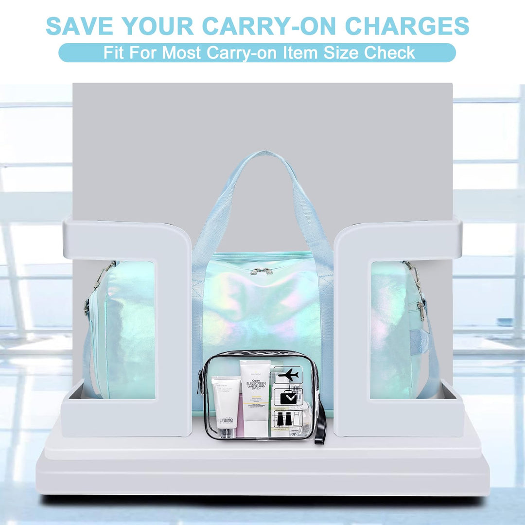 BLUBOON Duffle Bag Girls Kids Cute Gym Bag with Shoes Compartment & Wet Separation Waterproof Sports Overnight Travel Bag