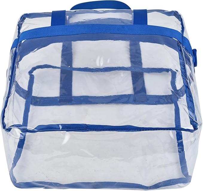 USPECLARE Clear Tote Stadium Approved, Security Travel & Gym Clear Bag for Work Sports Games Concerts