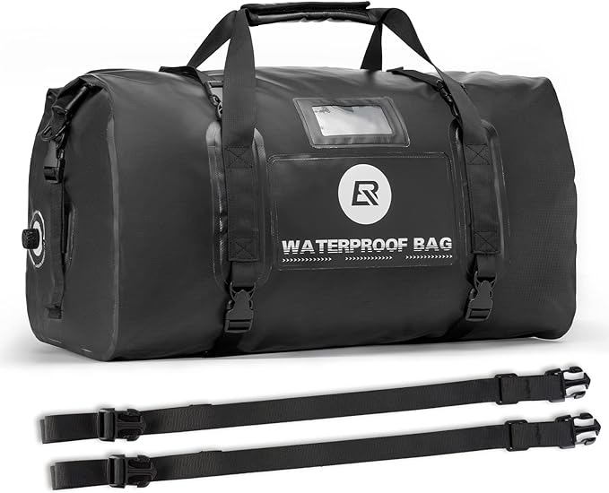 ROCKBROS Waterproof Duffel Bag 20L Motorcycle Travel Dry Duffel Bag for Motorcycling Boating Kayaking Camping Fishing Outdoor Adventure for Men Women