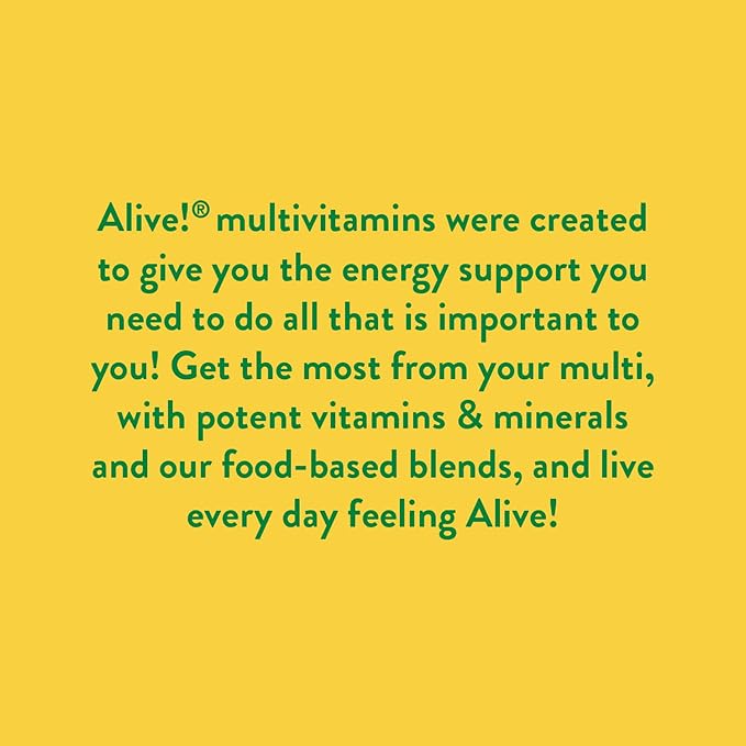 Nature's Way Alive! Children's Daily Chewable Multivitamin, Supports Bone, Eye, and Immune Health*, Orange & Berry Fruit Flavored, Gluten Free, 120 Chewable Tablets (Packaging May Vary) (Pack of 2)