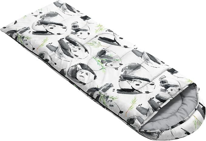 AILONEN Boys Sports Camping Sleeping Bags,Lightweight & Waterproof,3 Season Warm & Cool Weather,Black Player Basketball Sleeping Bags for Kids Adults,Travelling,Outdoors