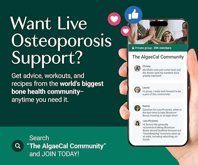 ALGAECAL - Plant Based Calcium Supplement with Vitamin D3 (1000 IU) for Bone Strength, Contains 13 Minerals Supporting Bone Health, Organic Calcium (750 mg) for Women & Men, 90 Caps, 3 Month Supply