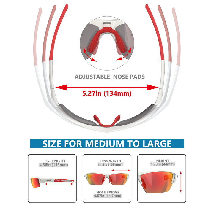 QOOL TIMES Living out your J13 Mens Fishing Sunglasses Polarized for Women UV400