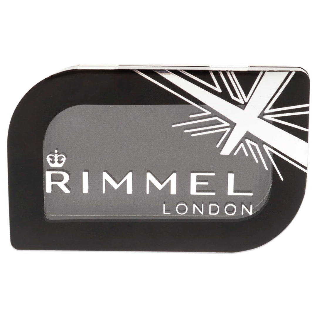 Rimmel London Magnif'Eyes Mono Eyeshadow, Ultra-Blendable, Waterproof, Crease-Proof, 014, Black Fender, 0.12Oz