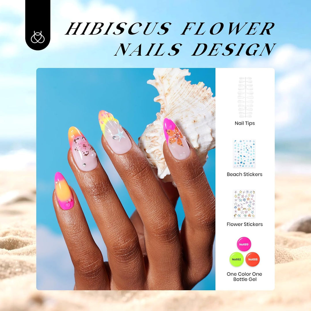 45 Colors Gel Nail Polish Kit | UV Light & Nail Tools | Travel-Friendly Gift for Women