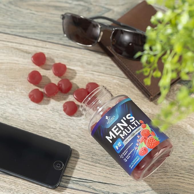 Multivitamin for Men - Daily Mens Multivitamins & Multiminerals with Vitamin D, Vitamin C, B12 Zinc & More - Energy, Memory, Focus & Immune Health Support - Essential for Men Over 40 - 60 Capsules