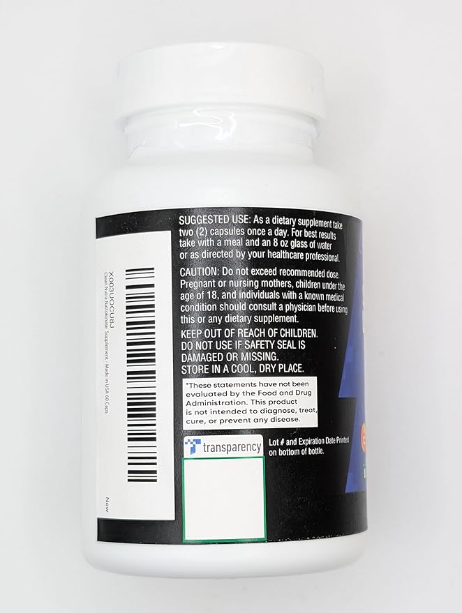 Clean Nutraceuticals Nattokinase 4000 FU Serrapeptase 120000 SPU Lumbrokinase Enzyme Supplement with Bromelain Papain Papaya Enzymes Rutin Extract Amla Magnesium Vitamin B6 & VIT C Capsules - 2Pack