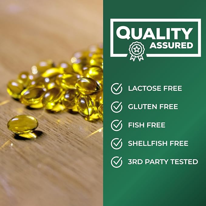 Vitamin D3 K2, 5000 IU Vitamin D3 & 100 mcg Vitamin K2 MK-7 Supplement Supports Immune Health, Bone, Heart & Calcium Absorption - Extra Virgin Olive Oil Softgel, Vitamins D & K Complex - 240 Softgels