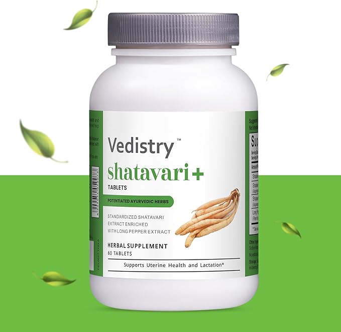 Shatavari+ 1100mg Tablets with Shatavari & Long Pepper | 60 Tablets | Supports Menstrual Health, Lactation, Hormonal Balance & Reproductive Wellness | Vegan Herbal Supplement for Women