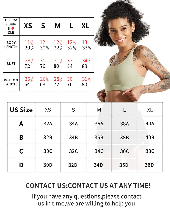 RUNNING GIRL Strappy Sports Bra for Women, Sexy Crisscross Back Medium Support Yoga Bra with Removable Cups (WX2354 Olive Green,XS)
