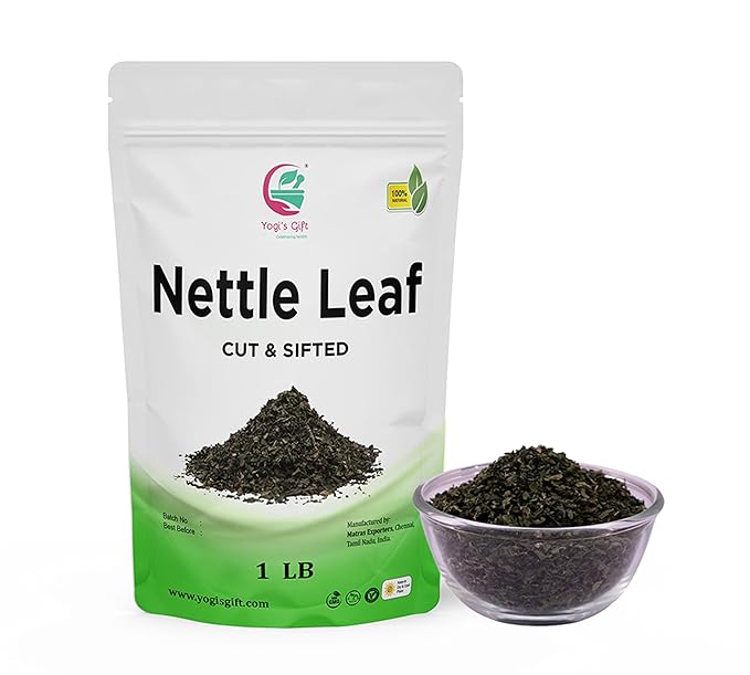 Nettle Leaves Dried 1 Lb | Cut and Sifted | Stinging Nettle Herb Bulk | Non- Gmo, Ethically sourced | By Yogi's Gift®
