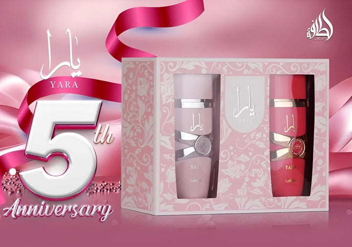 Lattafa Women's Fragrance Bundle | 2 x 3.4 Oz Yara & Yara Candy Eau De Parfum