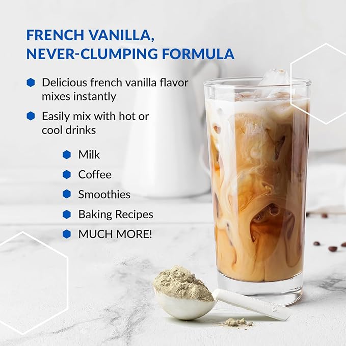 BioTrust Keto Elevate – C8 MCT Oil Powder – Ketogenic MCT Coffee Creamer, Keto Coffee Creamer – Clean Energy, Mental Focus, Clarity –100% Caprylic Acid MCT Powder, Non-GMO(French Vanilla, 20 Servings)