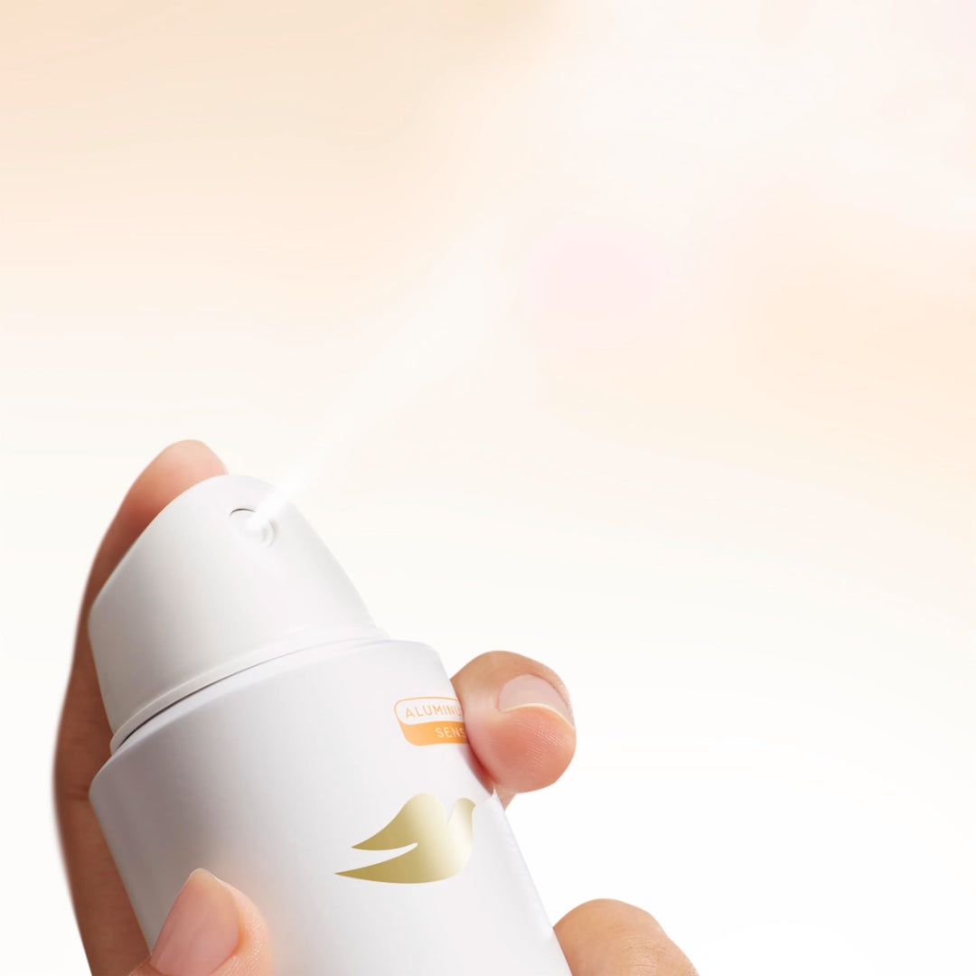 Dove Whole Body Deodorant Cooling Spray Peach & White Tea Aluminum Free 4oz