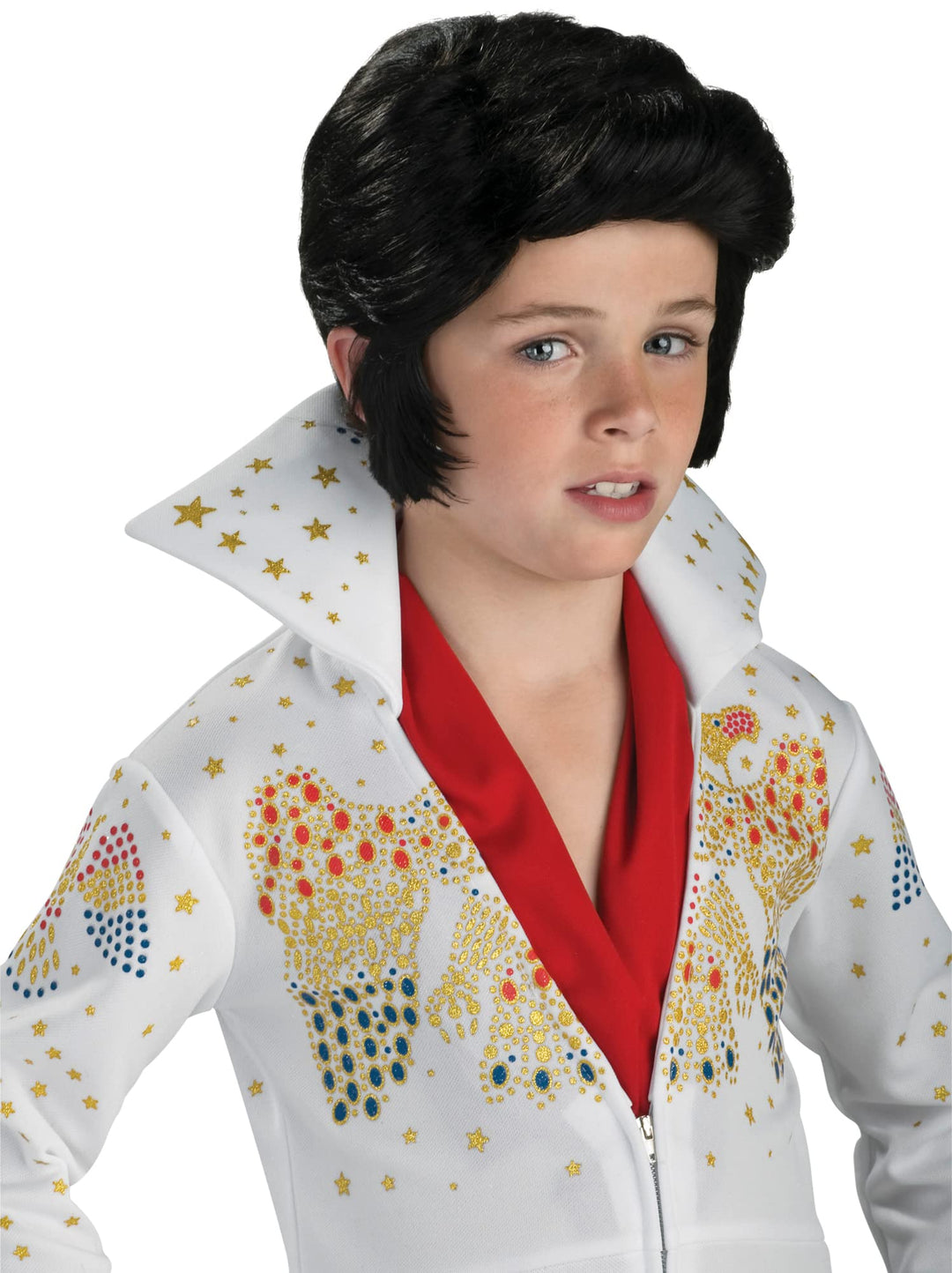 Rubies Boys Elvis Presley Child'S Costume Wig, Black