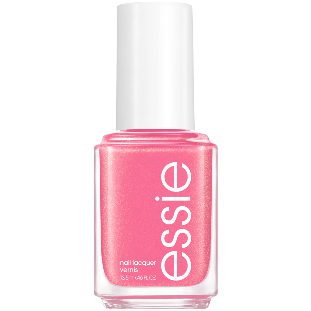 Essie Nail Polish, Salon-Quality, 8-Free Vegan, Mid-Tone Pink Shimmer, One Way For One, 0.46 Fl Oz