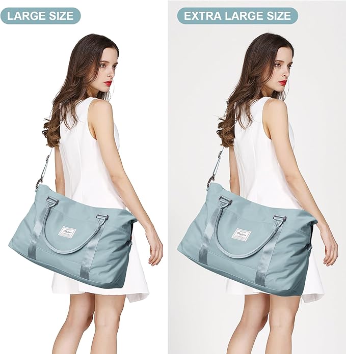 Travel Duffel Bag,Sports Tote Gym Bag,Shoulder Weekender Overnight Bag for Women