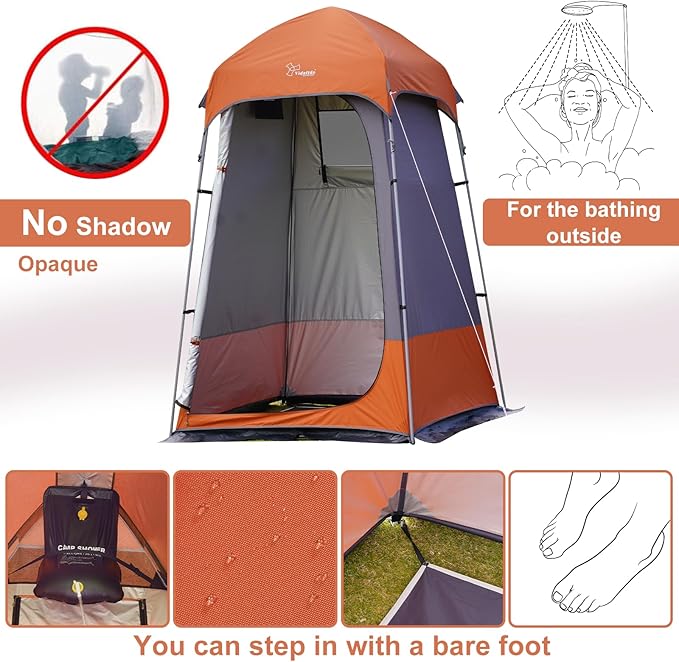 Outdoor Shower Tent Changing Room Privacy Portable Camping Shelters