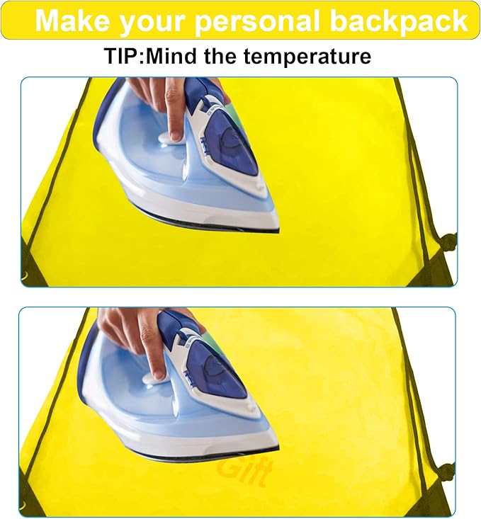 Drawstring Backpack Bulk 70Pcs String Backpack Drawstring Bags Cinch Bag Sackpack for Men Women Gym(Yellow)