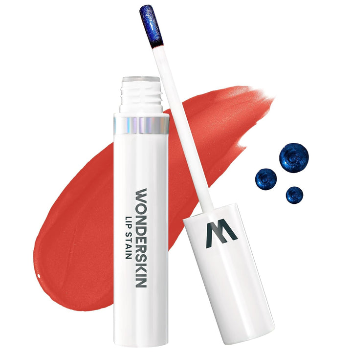 Wonderskin Wonder Blading Lip Stain Masque | Waterproof Pink Tint – Long-Lasting Matte Finish