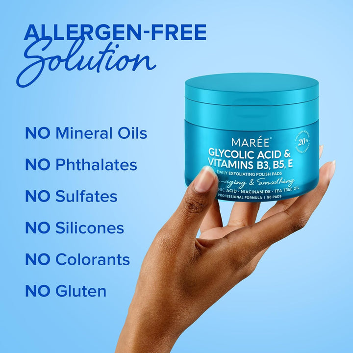 Collagen Toner Pads with Retinol | Hydrating Anti-Aging Wipes for Skin