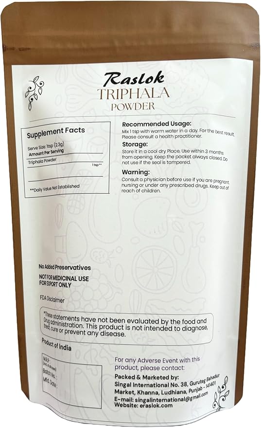 Triphala Powder (8.0, Ounces)