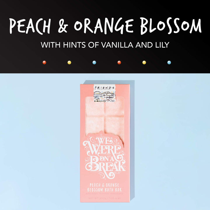 FRIENDS TV Show We Were On A Break Bath Bar - Peach and Orange Blossom Scented
