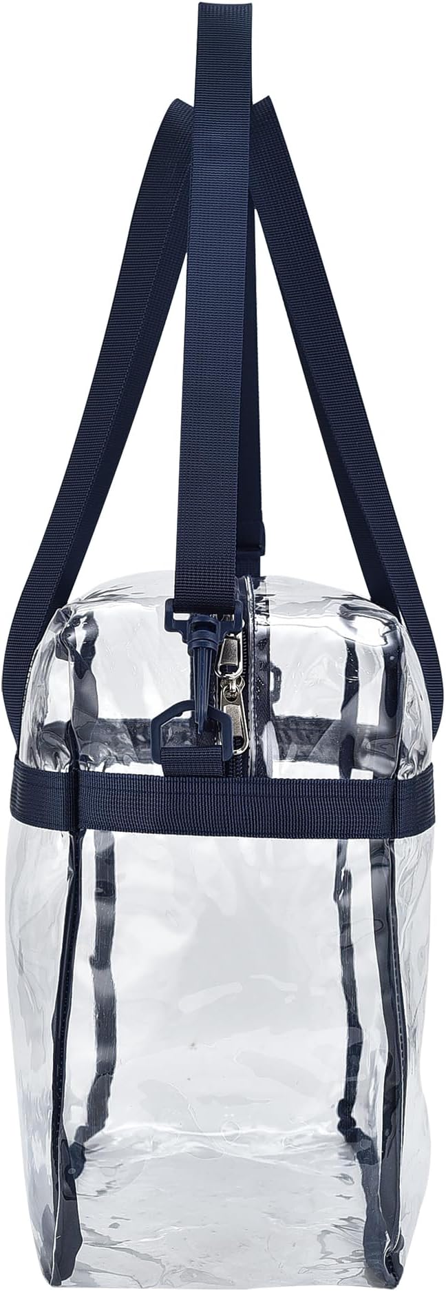 USPECLARE Clear Tote Stadium Approved, Security Travel & Gym Clear Bag for Work Sports Games Concerts